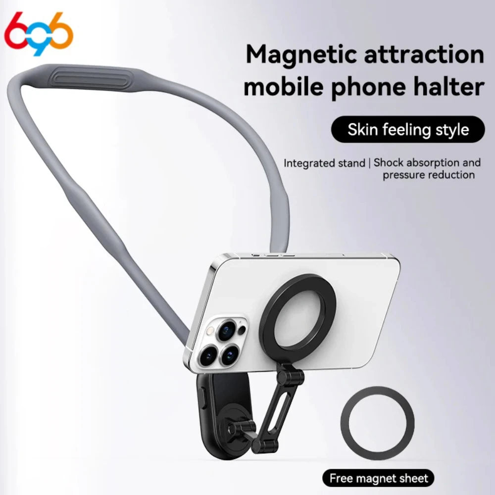 Magnetic Hands-Free Neck Phone Mount