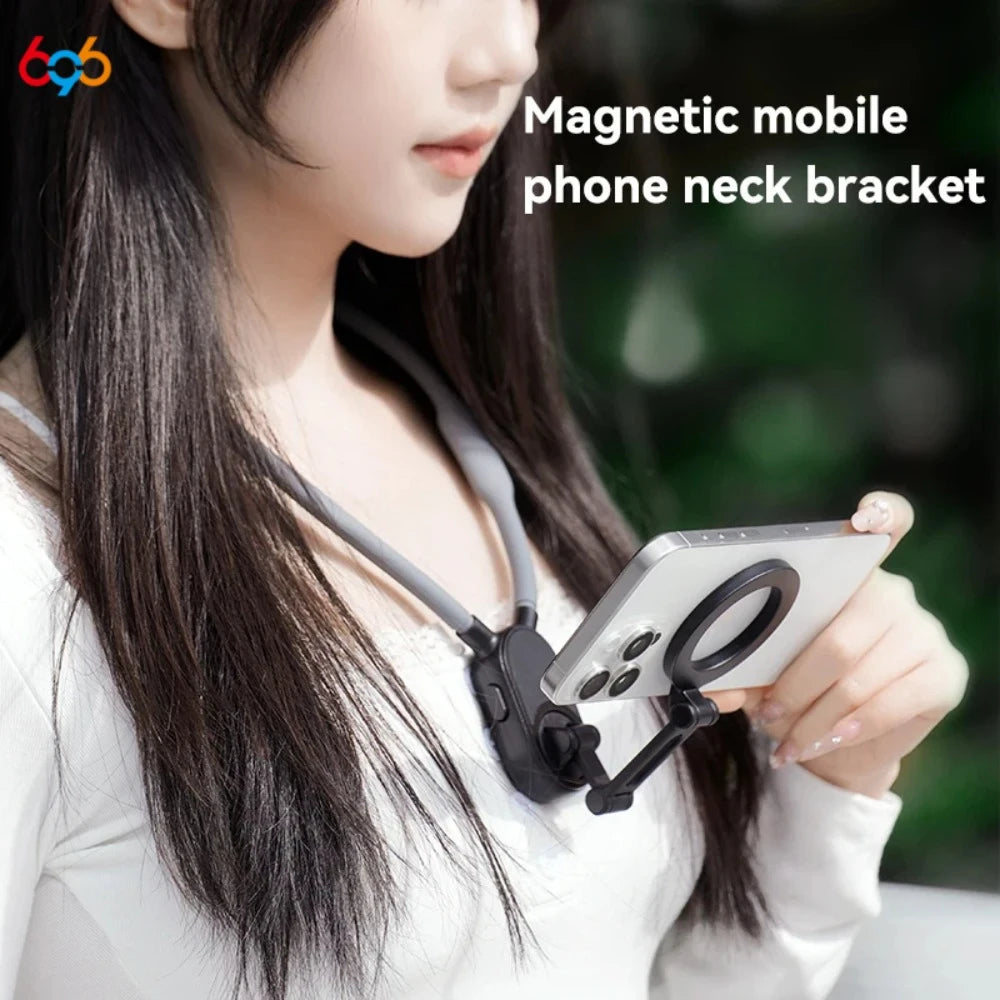 Magnetic Hands-Free Neck Phone Mount